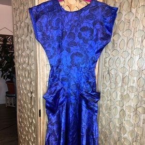 Vintage 80’s does 40’s party dress size 1 small